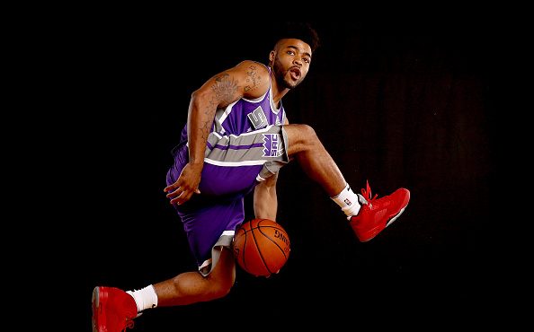 GREENBURGH, NY - AUGUST 11:  Frank Mason of the Sacramento Kings poses for a portrait during the 20...