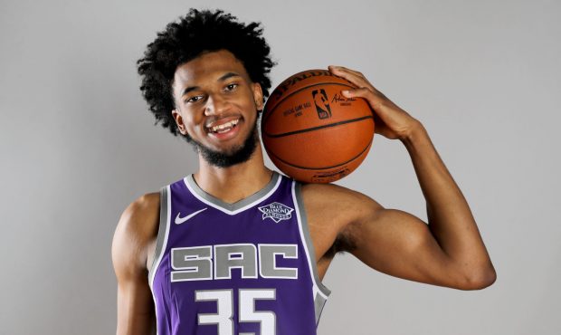 TARRYTOWN, NY - AUGUST 12: Marvin Bagley III of the Sacramento Kings poses for a portrait during th...