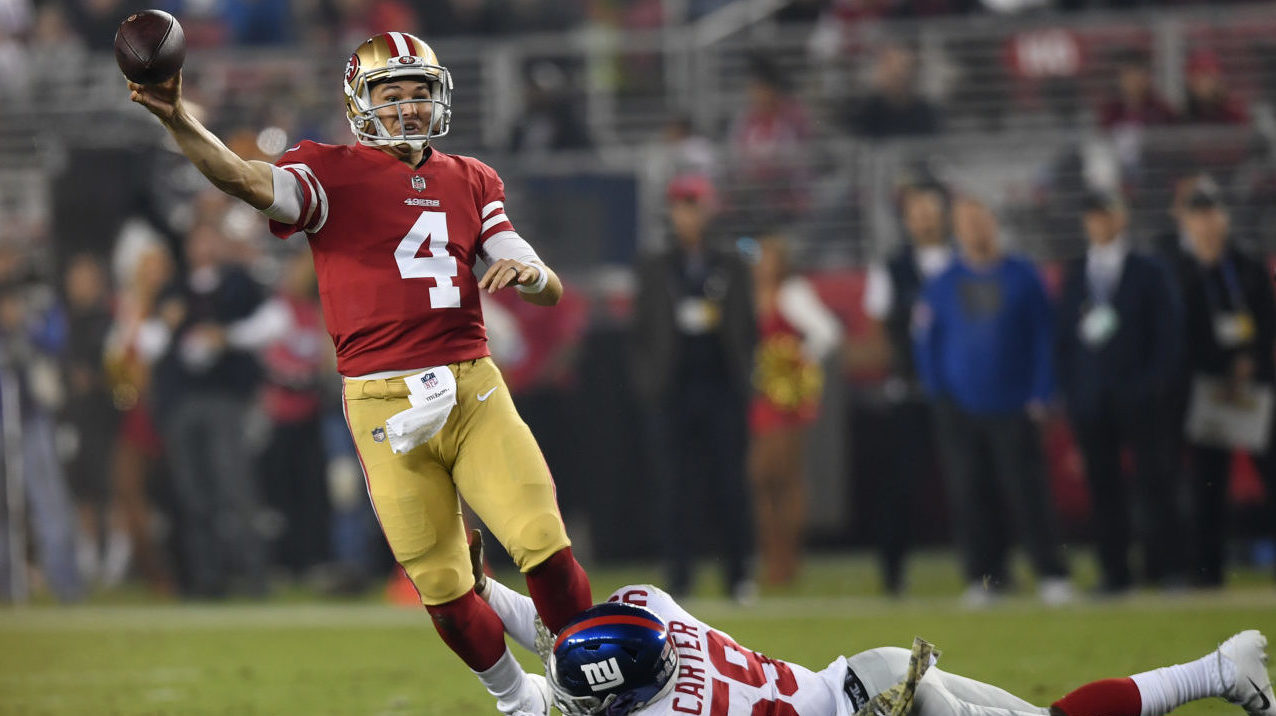 Eli Manning's late touchdown pass leads Giants past 49ers 27-23