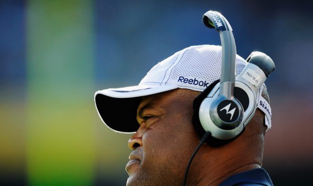 SAN DIEGO, CA - AUGUST 11: Linebackers coach Ken Norton Jr. of the Seattle Seahawks during the NFL ...