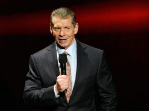 LAS VEGAS, NV - JANUARY 08: WWE Chairman and CEO Vince McMahon speaks at a news conference announcing the WWE Network at the 2014 International CES at the Encore Theater at Wynn Las Vegas on January 8, 2014 in Las Vegas, Nevada. The network will launch on February 24, 2014 as the first-ever 24/7 streaming network, offering both scheduled programs and video on demand. The USD 9.99 per month subscription will include access to all 12 live WWE pay-per-view events each year. CES, the world's largest annual consumer technology trade show, runs through January 10 and is expected to feature 3,200 exhibitors showing off their latest products and services to about 150,000 attendees.