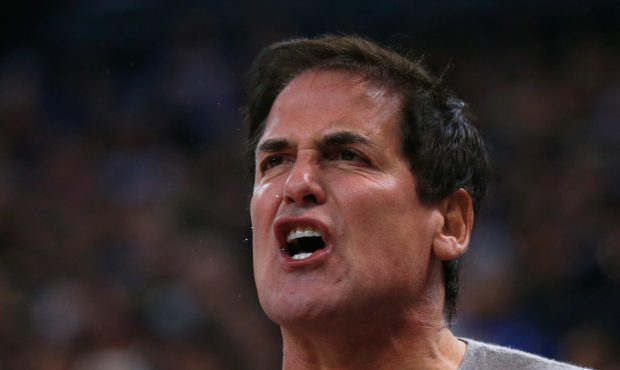 OAKLAND, CA - JANUARY 27: Dallas Mavericks owner Mark Cuban in the crowd at their game against the ...