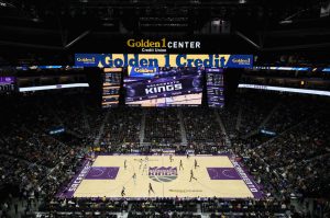 SACRAMENTO, CA - DECEMBER 12:  A general view of the Sacramento Kings playing the Los Angeles Lakers at Golden 1 Center on December 12, 2016 in Sacramento, California.  NOTE TO USER: User expressly acknowledges and agrees that, by downloading and or using this photograph, User is consenting to the terms and conditions of the Getty Images License Agreement.  (Photo by Ezra Shaw/Getty Images)