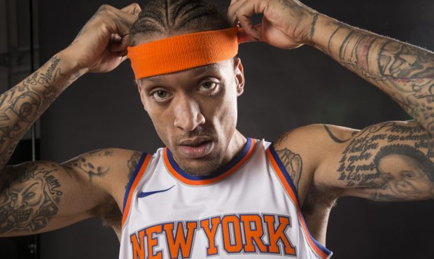WHITE PLAINS, NY - SEPTEMBER 25: Michael Beasley #8 of the New York Knicks is photographed at New Y...