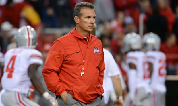 LINCOLN, NE - OCTOBER 14: Head coach Urban Meyer of the Ohio State Buckeyes before the game against...