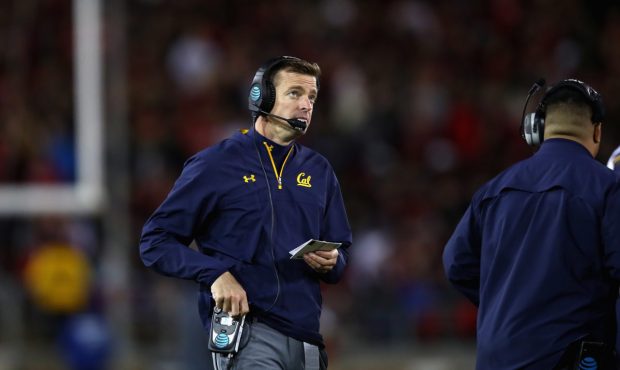 PALO ALTO, CA - NOVEMBER 18: head coach Justin Wilcox of the California Golden Bears stands on the ...