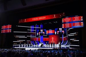 MOSCOW, RUSSIA - DECEMBER 01: A general view during the Final Draw for the 2018 FIFA World Cup Russia at the State Kremlin Palace on December 1, 2017 in Moscow, Russia. (Photo by Shaun Botterill/Getty Images)