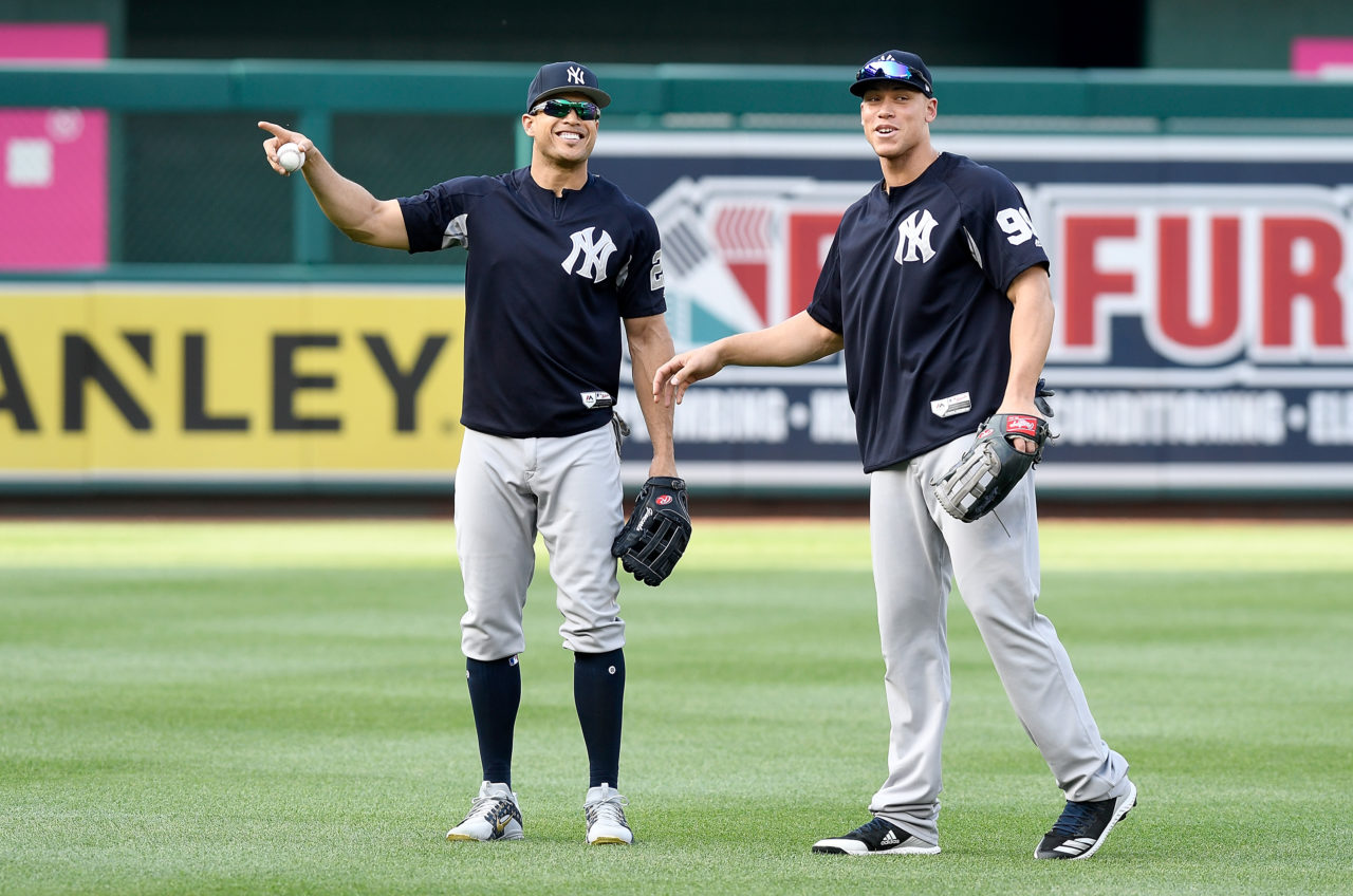 New York Yankees Giancarlo Stanton And Aaron Judge, 2018 Sports Illustrated  Cover by Sports Illustrated