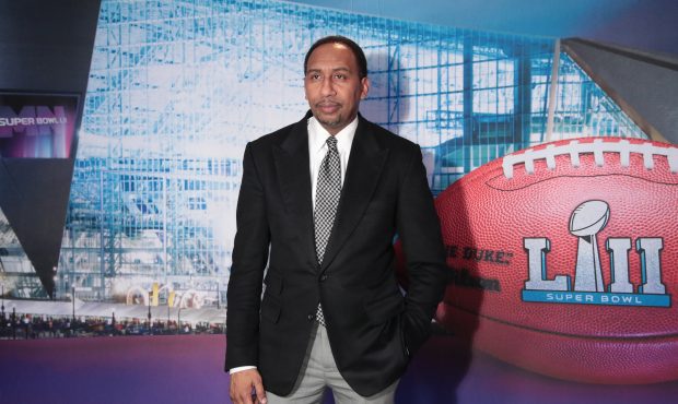 BLOOMINGTON, MN - FEBRUARY 01:  TV personality Stephen A. Smith attends SiriusXM at Super Bowl LII ...