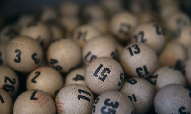 SAN LORENZO, CA - JANUARY 13: Lottery balls are seen in a box at Kavanagh Liquors on January 13, 20...