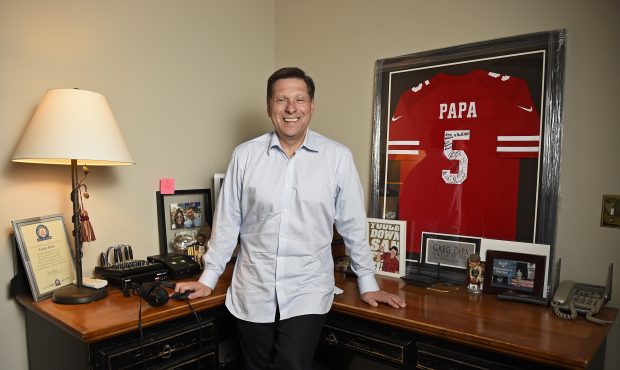 DANVILLE, CA - JANUARY 3: Bay Area sports commentator Greg Papa is photographed at his home in Danv...