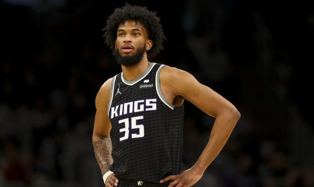 BOSTON, MA - JANUARY 25: Marvin Bagley III #35 of the Sacramento Kings looks on during a game again...