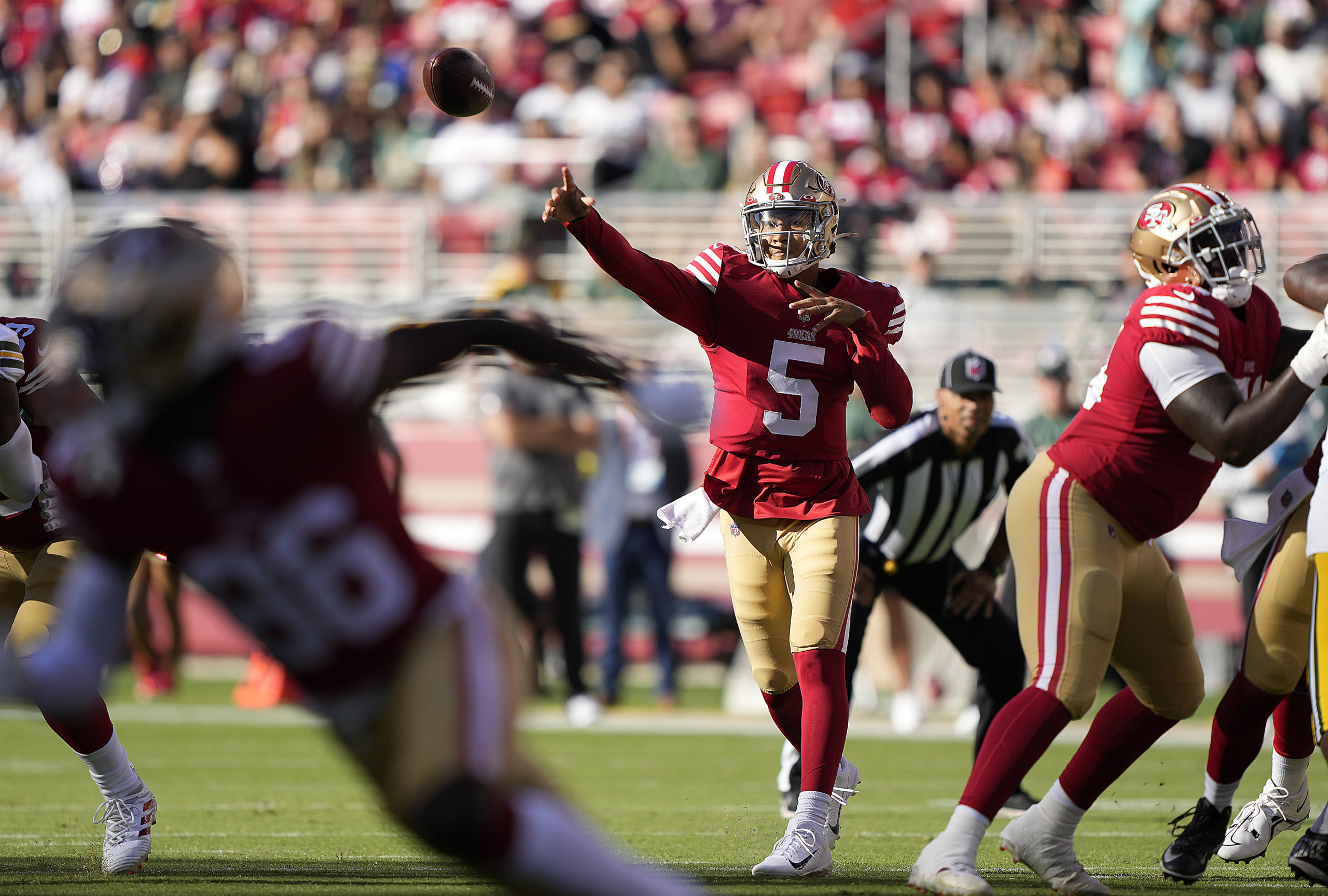 Trey Lance Shines in Limited Action, 49ers Hold Off Packers Comeback to Get  First Preseason Win - Sactown Sports