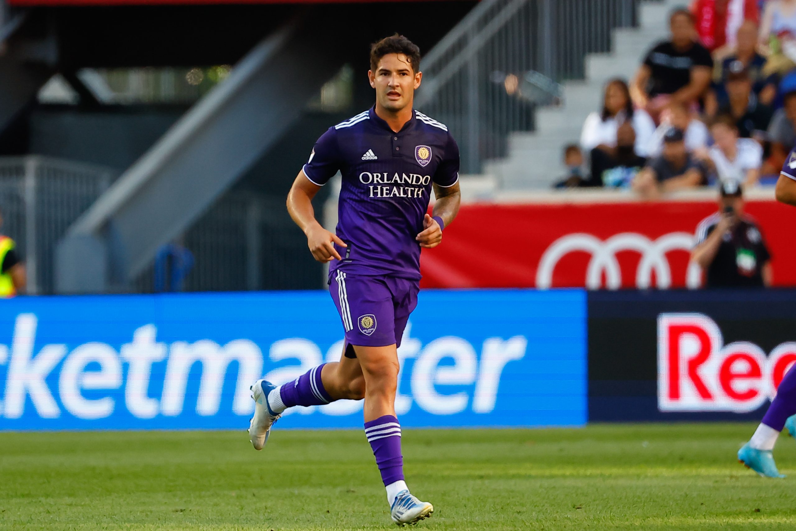 Orlando City SC forward Alexandre Pato (7) during the first half of the Major League Soccer game be...
