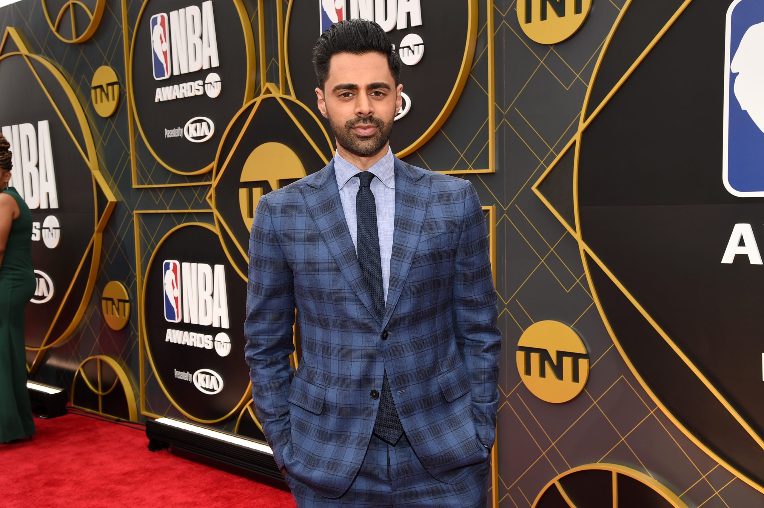 Hasan Minhaj attends the 2019 NBA Awards presented by Kia on TNT at Barker Hangar on June 24, 2019 ...