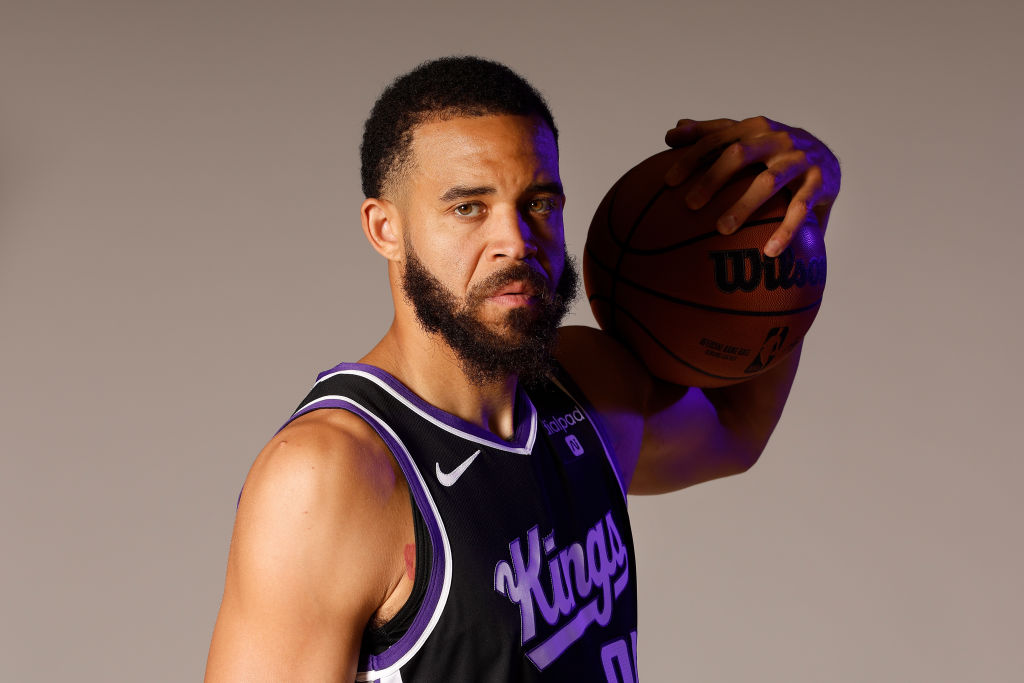 JaVale McGee #00 of the Sacramento Kings poses for a photo at Sacramento Kings Practice Facility on...