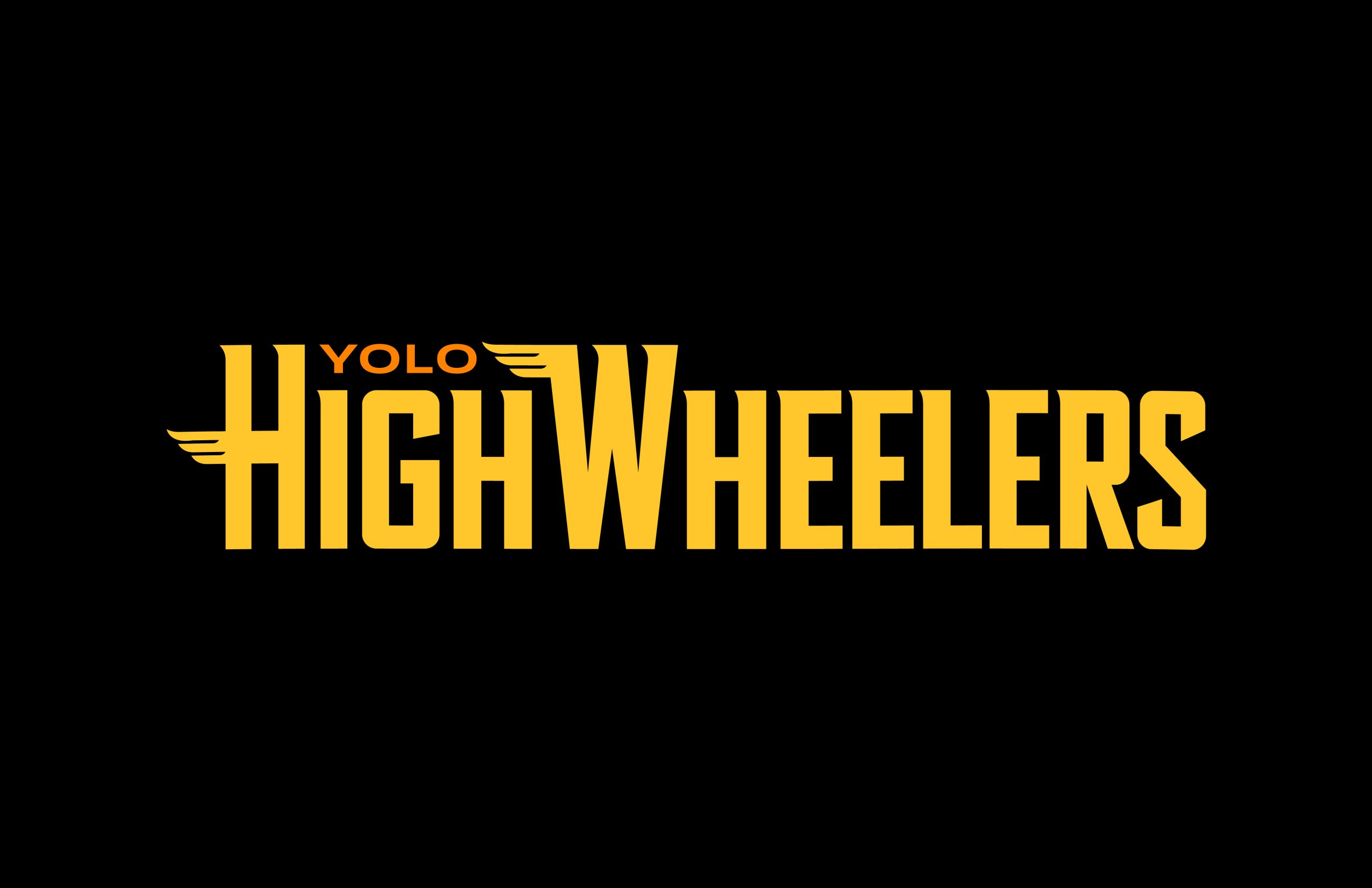 Logo for the Yolo High Wheelers, the latest team to join the Pioneer League....