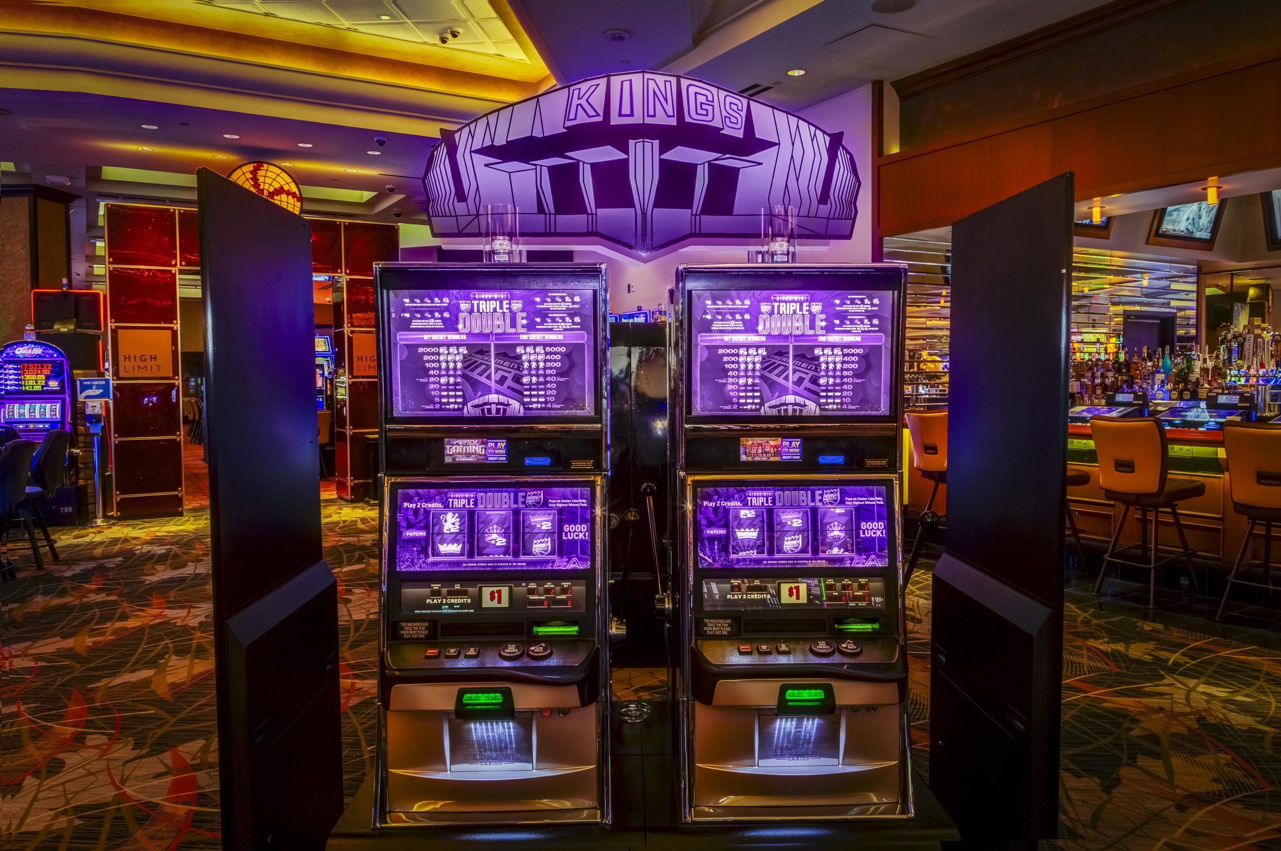 Kings & Red Hawk Resort + Casino Slot Machines....
