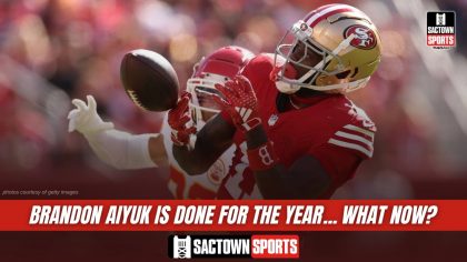 Video: Brandon Aiyuk (ACL/MCL) is done for the year… where do the 49ers go from here?