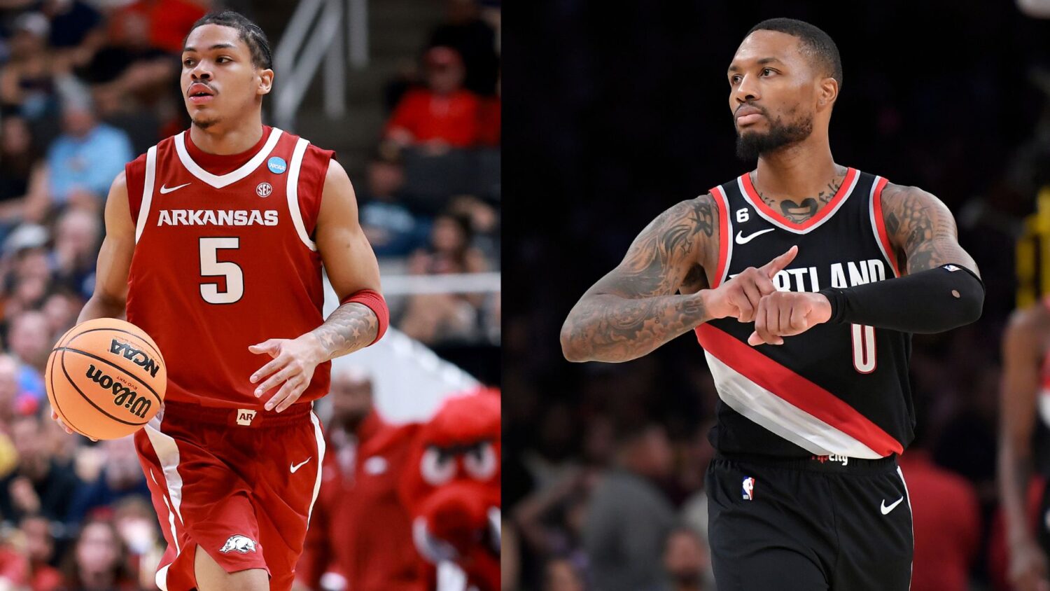 Darius Acuff Damian Lillard Getty Images...