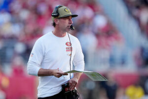 49ers HC Kyle Shanahan corrects record, says crash was his fault