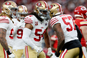 Fred Warner, Dre Greenlaw listed among top-10 LB’s on Madden 27