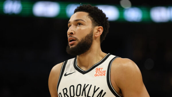 MILWAUKEE, WISCONSIN - DECEMBER 26: Ben Simmons #10 of the Brooklyn Nets walks backcourt during a game against the Milwaukee Bucks at Fiserv Forum on December 26, 2024 in Milwaukee, Wisconsin. The Nets defeated the Bucks 111-105. NOTE TO USER: User expressly acknowledges and agrees that, by downloading and or using this photograph, User is consenting to the terms and conditions of the Getty Images License Agreement. (Photo by Stacy Revere/Getty Images)