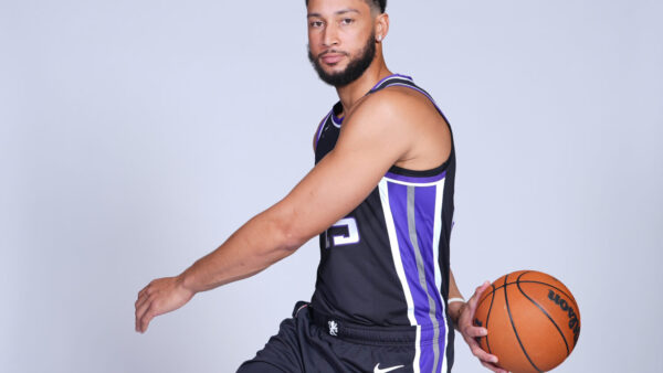 SACRAMENTO, CALIFORNIA - SEPTEMBER 28: Ben Simmons #25 of the Sacramento Kings poses for a picture during the Kings Media Day at Sacramento Kings Practice Facility on September 28, 2026 in Sacramento, California. NOTE TO USER: User expressly acknowledges and agrees that, by downloading and or using this photograph, User is consenting to the terms and conditions of the Getty Images License Agreement. (Photo by Thearon W. Henderson/Getty Images)