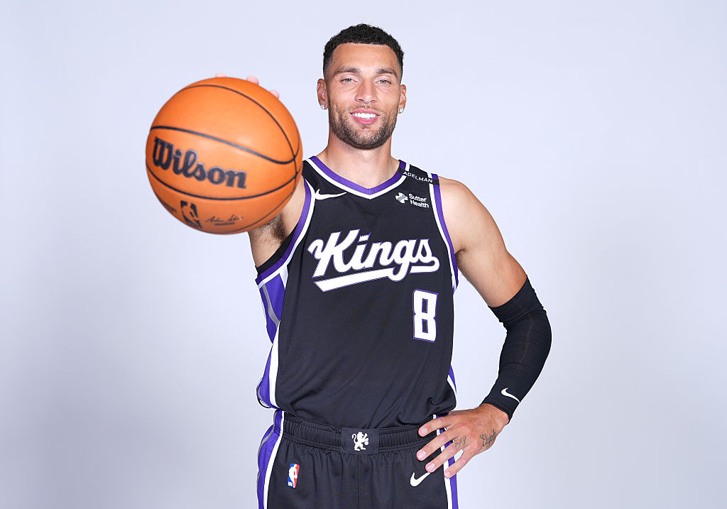 SACRAMENTO, CALIFORNIA - SEPTEMBER 28: Zach LaVine #8 of the Sacramento Kings poses for a picture during the Kings Media Day at Sacramento Kings Practice Facility on September 28, 2026 in Sacramento, California. NOTE TO USER: User expressly acknowledges and agrees that, by downloading and or using this photograph, User is consenting to the terms and conditions of the Getty Images License Agreement. (Photo by Thearon W. Henderson/Getty Images)