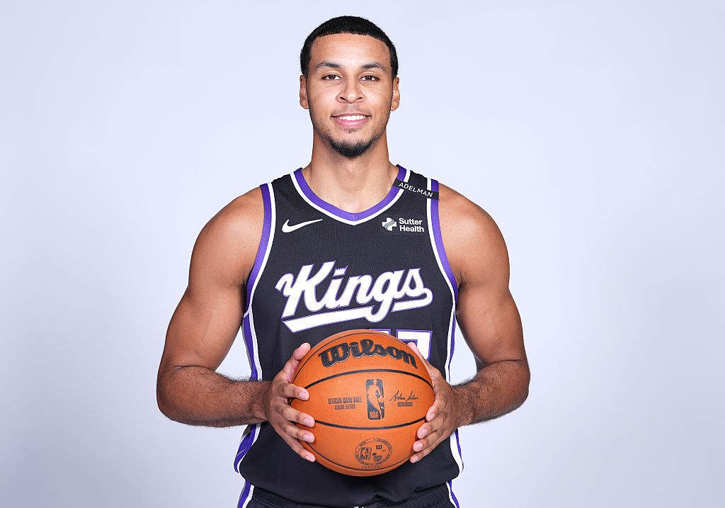 SACRAMENTO, CALIFORNIA - SEPTEMBER 28: Keegan Murray #13 of the Sacramento Kings poses for a picture during the Kings Media Day at Sacramento Kings Practice Facility on September 28, 2026 in Sacramento, California. NOTE TO USER: User expressly acknowledges and agrees that, by downloading and or using this photograph, User is consenting to the terms and conditions of the Getty Images License Agreement. (Photo by Thearon W. Henderson/Getty Images)