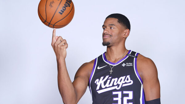 SACRAMENTO, CALIFORNIA - SEPTEMBER 28: Dylan Cardwell #32 of the Sacramento Kings poses for a picture during the Kings Media Day at Sacramento Kings Practice Facility on September 28, 2026 in Sacramento, California. NOTE TO USER: User expressly acknowledges and agrees that, by downloading and or using this photograph, User is consenting to the terms and conditions of the Getty Images License Agreement. (Photo by Thearon W. Henderson/Getty Images)