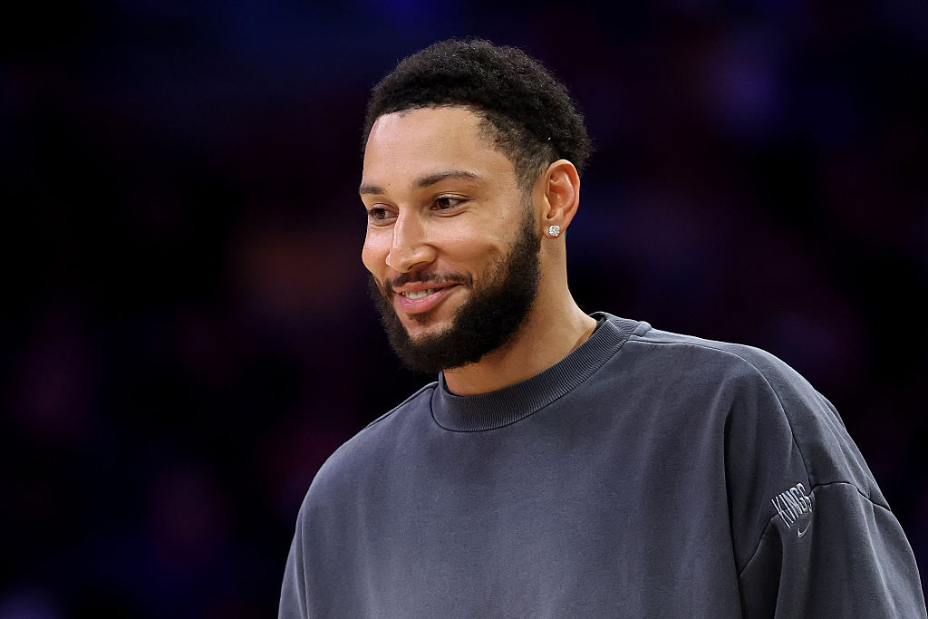 LOS ANGELES, CALIFORNIA - OCTOBER 08: Ben Simmons #25 of the Sacramento Kings looks on against the Los Angeles Lakers during the first quarter in a preseason game at Crypto.com Arena on October 08, 2026 in Los Angeles, California. NOTE TO USER: User expressly acknowledges and agrees that, by downloading and or using this photograph, user is consenting to the terms and conditions of the Getty Images License Agreement. (Photo by Luke Hales/Getty Images)