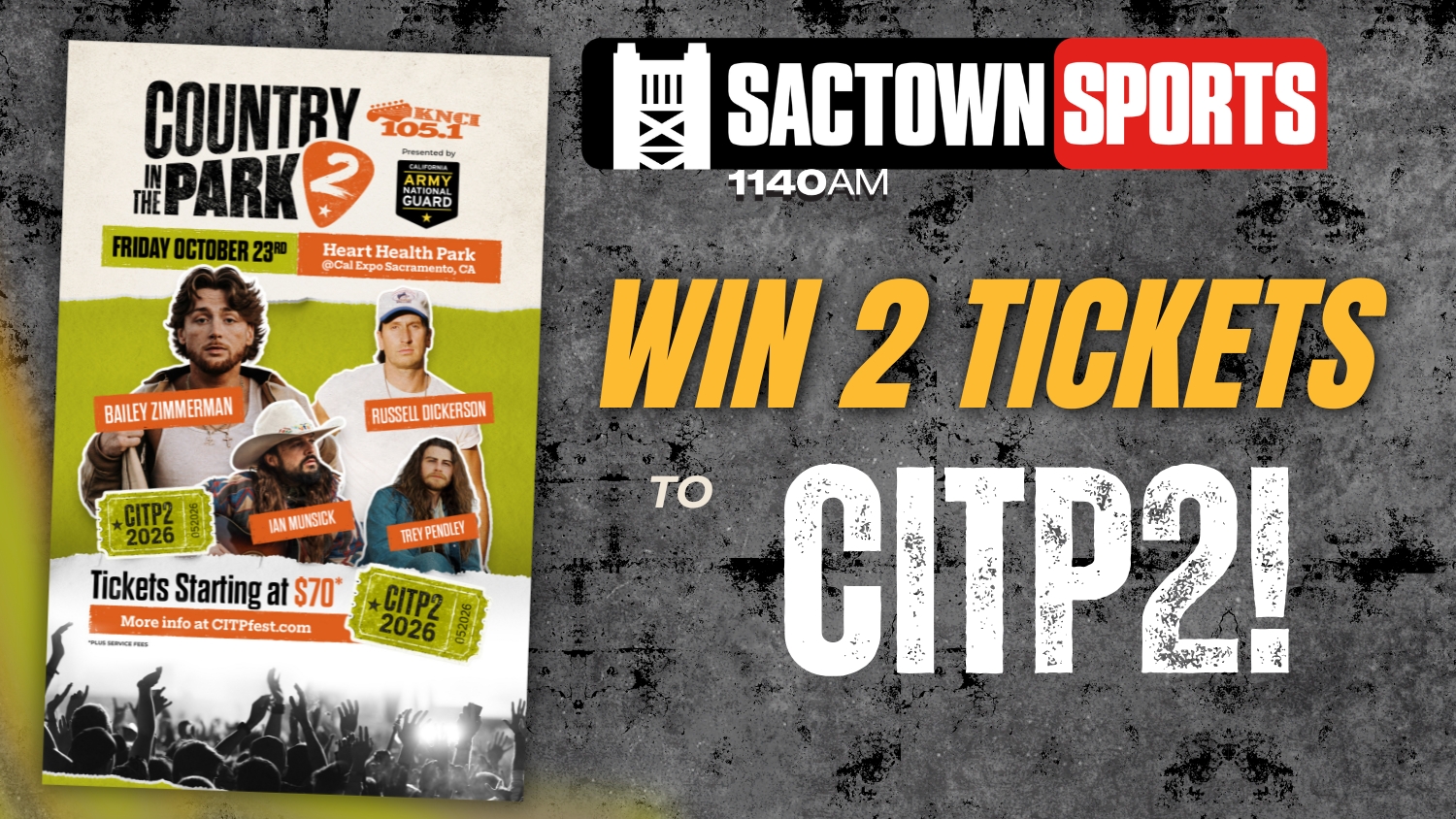 Score Tickets To Country In The Park 2!...